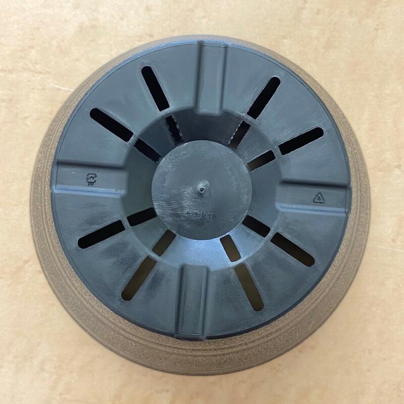 200個 #1453 プラスチックポット セラアート 平鉢 18号 黒 外径178mm 高さ89mm 鉢 明和 代引不可 |  | 02