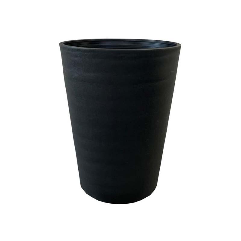 120個 #1449 プラスチックポット セラアート 長鉢 5寸 黒 外径144mm 高さ170mm 鉢 明和 代引不可 | 