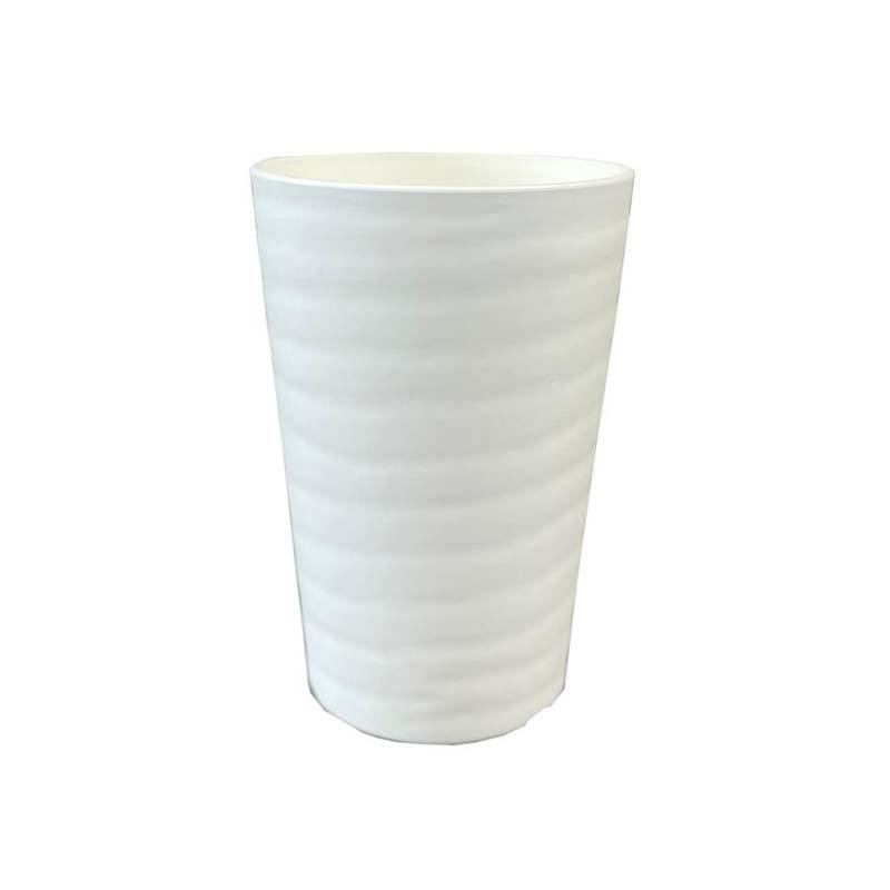 336個 #1452 プラスチックポット セラアート 長鉢 3.5寸 白 外径97mm 高さ135mm 鉢 明和 代引不可 | 