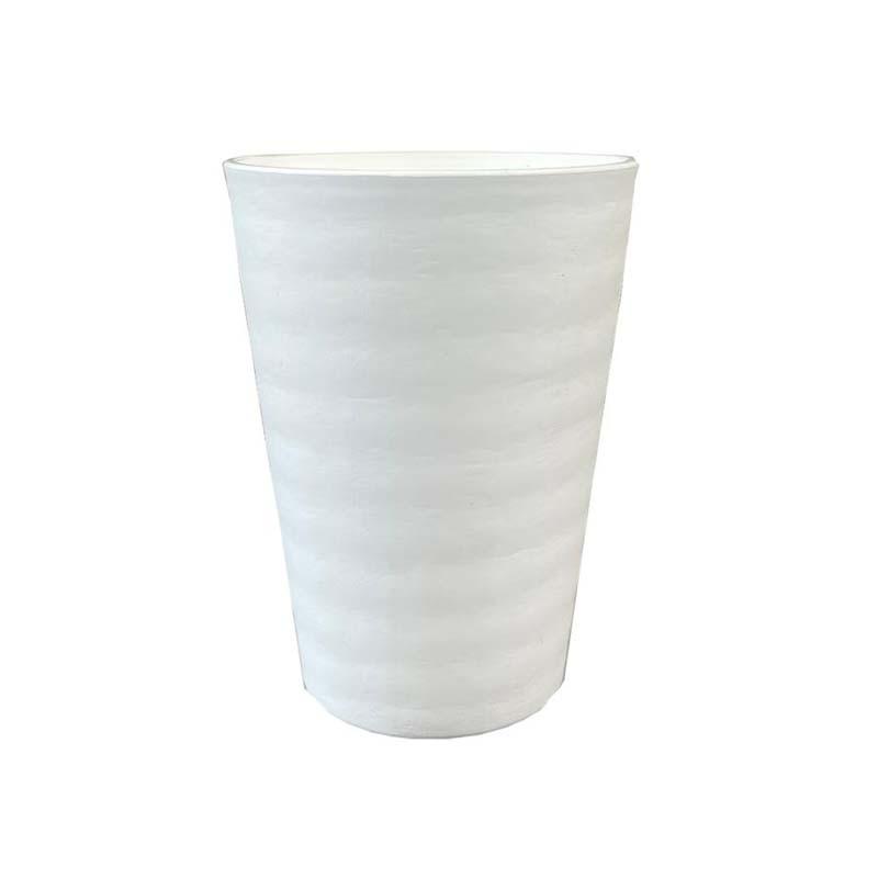 198個 #1448 プラスチックポット セラアート 長鉢 4寸 白 外径116mm 高さ150mm 鉢 明和 代引不可 | 