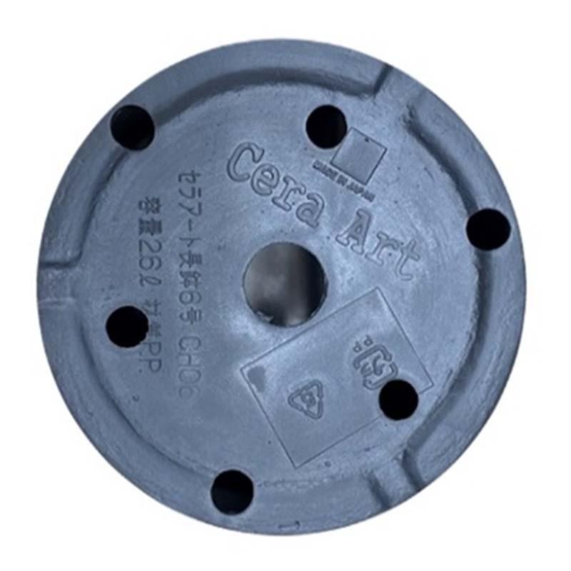 54個 #1443 プラスチックポット セラアート 長鉢 6寸 白 外径184mm 高さ197mm 鉢 明和 代引不可 |  | 01