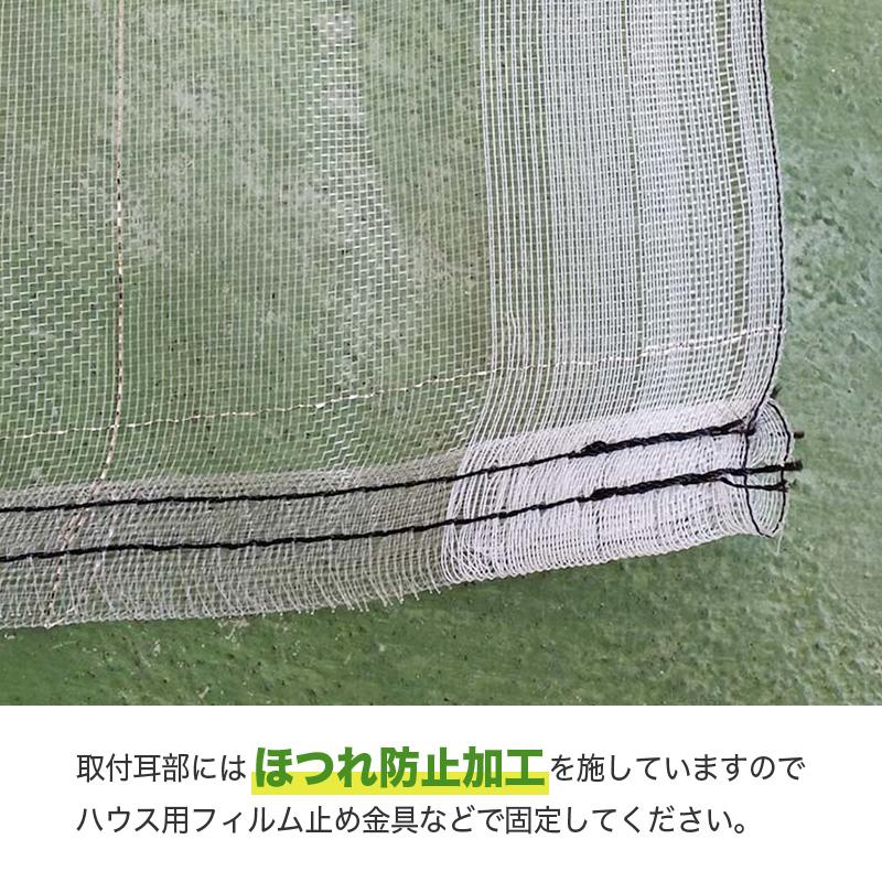 防虫つまネット シングルファスナータイプ 白 EX-2000 目合1mm 幅3000mm 高さ2500mm ビニールハウス 入口用 ネット ハウス用品 農業 日本ワイドクロス サT DZ |  | 03