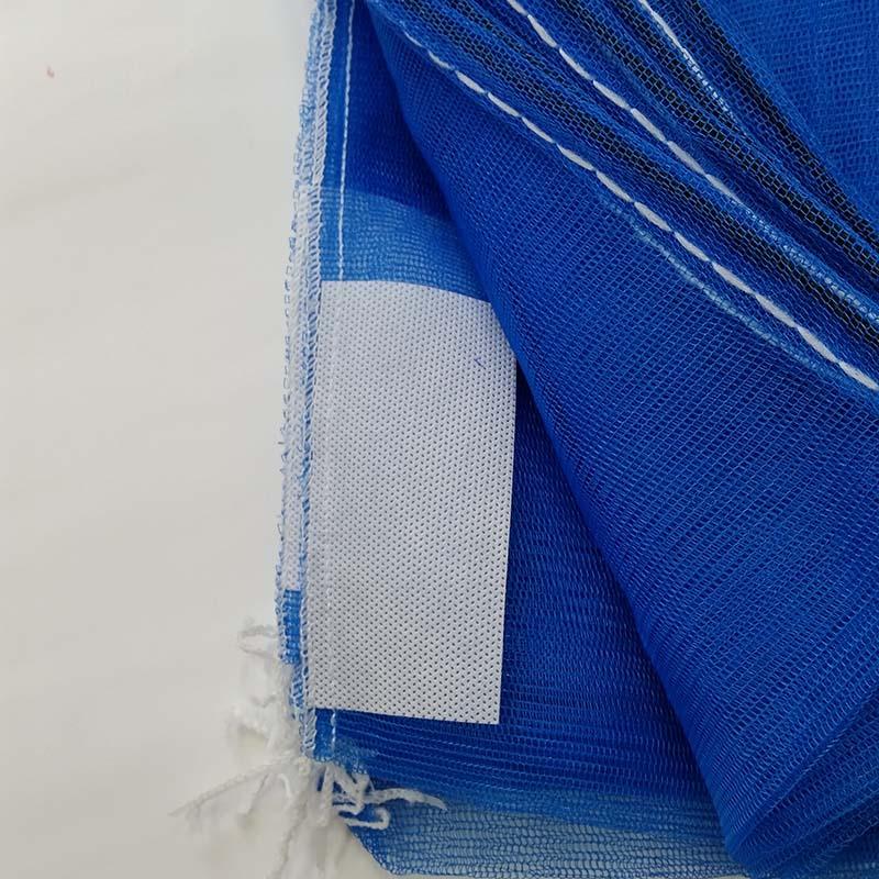 名札あり 種もみ袋 ( 種籾 ネット、種籾消毒袋 ) 大40×65cm 青色 10枚入れ ラベル付 日A DZ |  | 02