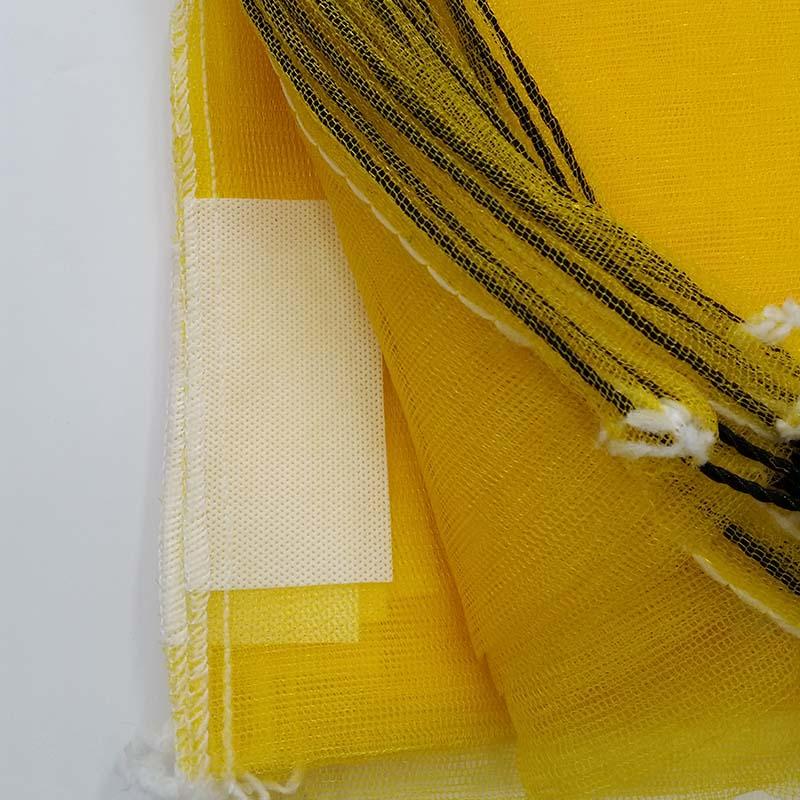 名札あり 種もみ袋 ( 種籾 ネット、種籾消毒袋 ) 大40×65cm 黄色 10枚入れ ラベル付 日A DZ |  | 02