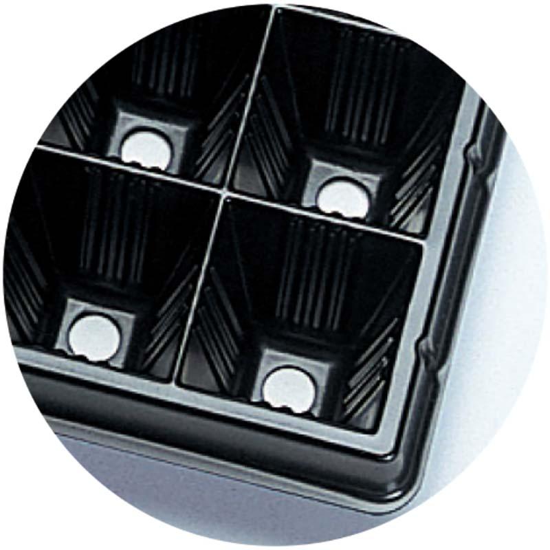 タキイ 根巻防止 ワンウェイ セルトレイ 黒 200穴 10×20列 100枚入り 280×545mm プラグトレイ タS 代引不可 |  | 01