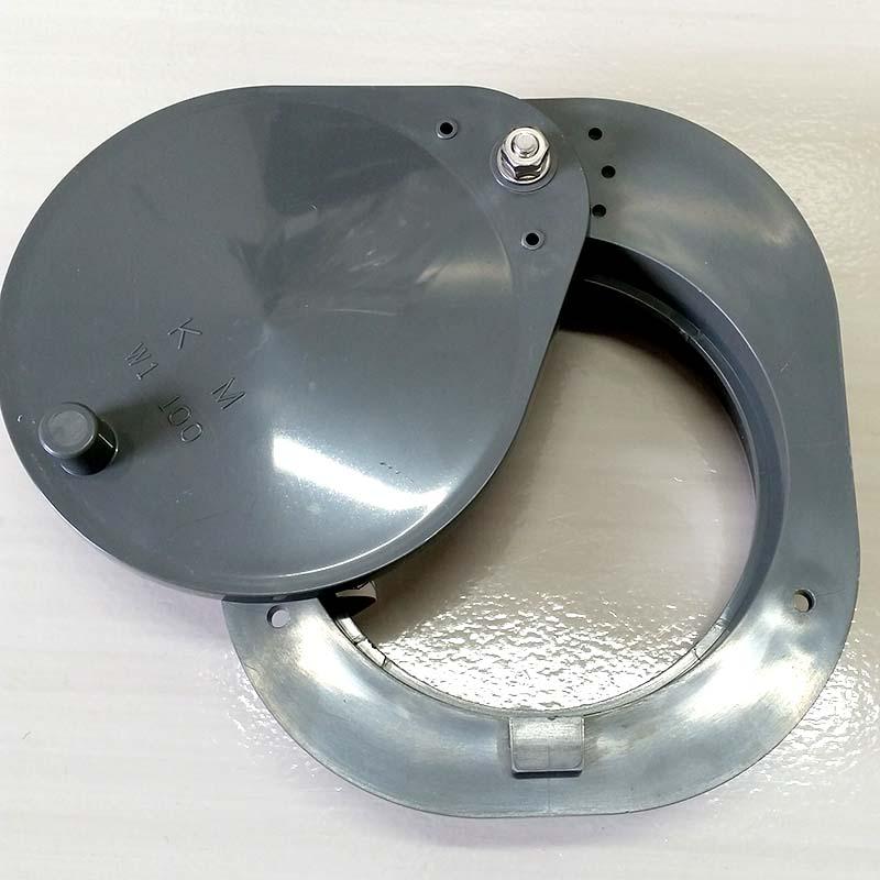 水口パイプ 灰色 100型 VP100 VU100 用 塩ビパイプ に接続可 KMW01 ( 田んぼ 水田 田 田んぼ の給水口 吸水口 取水栓 ) 東栄管機 DZ |  | 01