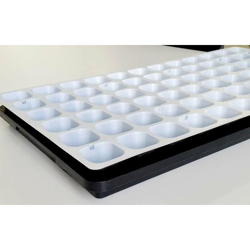 50枚入 ムーブトレイ 29.6×59.8cm 受け皿 下敷 運搬 アンダートレイ 育苗箱 日A 代引不可 |  | 02