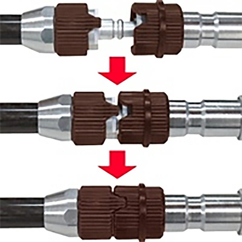 片持 カーボン III型 10頭口 新広角 カーボン 噴管 軽量 アルミ製 四角 フレーム ねじれ 防止 G1/4 121790 ヤマホ 工業 防J 代引不可 |  | 02