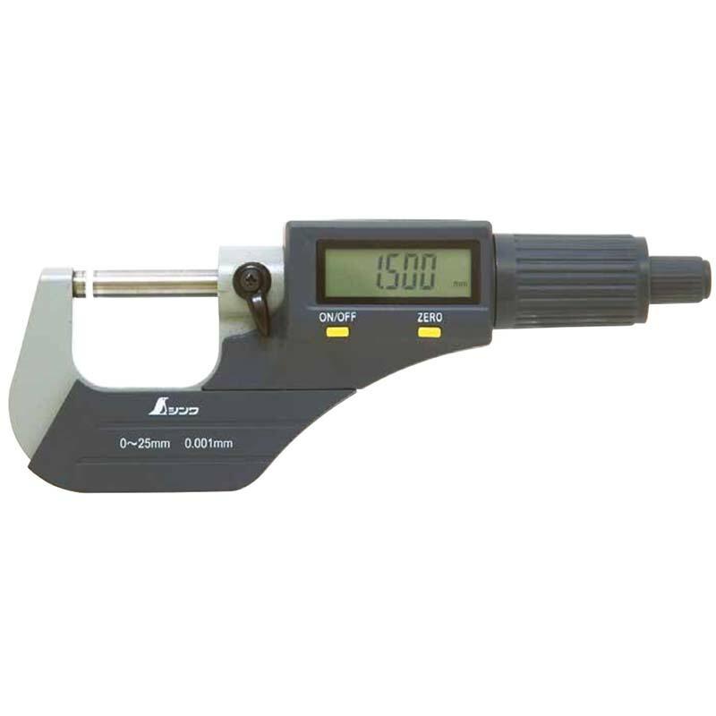 デジタルマイクロメーター 0~25mm 79523 シンワ測定H | 