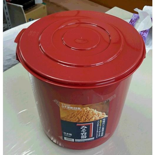 10個 トンボ プラスチック製 みそ樽 25型 容量25L 国産 金T D |  | 01