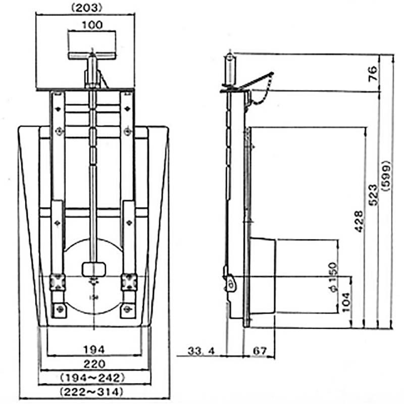 スチール製 水田 止水 機 田門 一般水路用 標準水路用 手動タイプ MSH-01 田んぼ 三田精機 代引不可 |  | 01