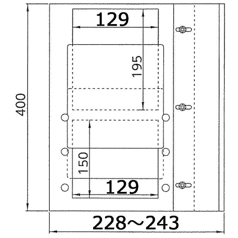 ステンレス製 ( 水田 用 排水門 水位 調整 ) みはり AK-UT300 300mmタイプ コンクリート排水桝 内付けタイプ 田んぼ 三田精機 代引不可 |  | 01