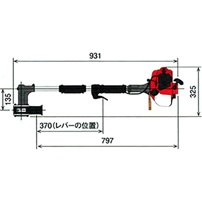 杭打ち機 ビーバー ビッグハンマー ハイパワー型 RP-042ML 杭打機 ガイドパイプ直径65mm付 山田機械工業D |  | 01