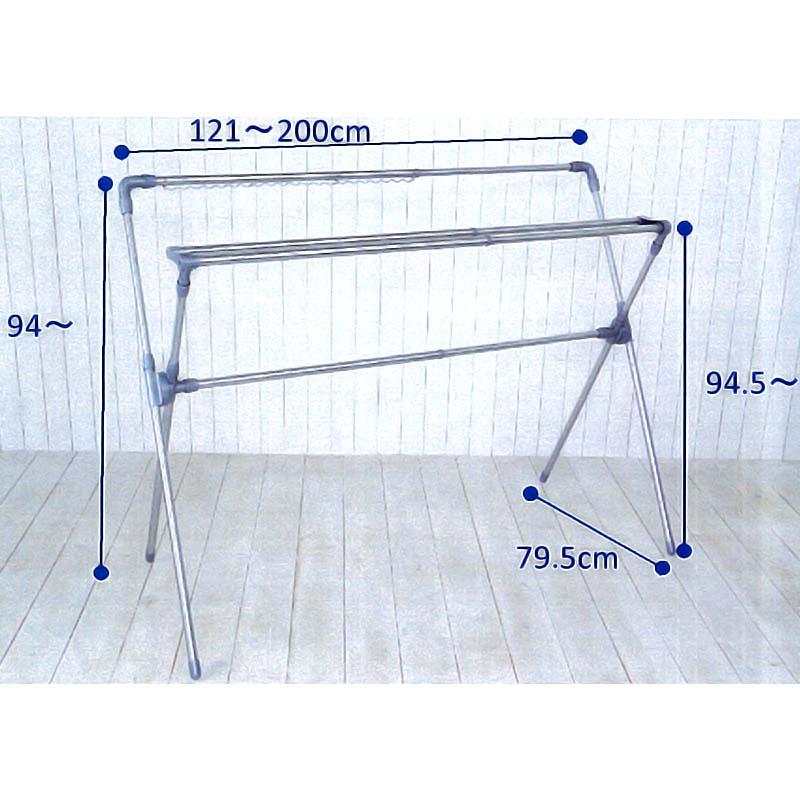 EX-701W ステンレス 多機能 ふとん干し ダブルバー サンエスフィッティング D |  | 02