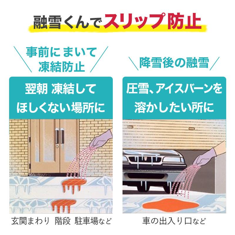 コンパル 無塩 凍結防止剤 融雪くん 5kg 凍結 圧雪 アイスバーンに 尿素 金属防錆剤 融雪剤 家庭用 玄関 階段 坂道 道路 駐車場 転倒防止 アサノヤ産業 DZ | アサノヤ産業 | 03