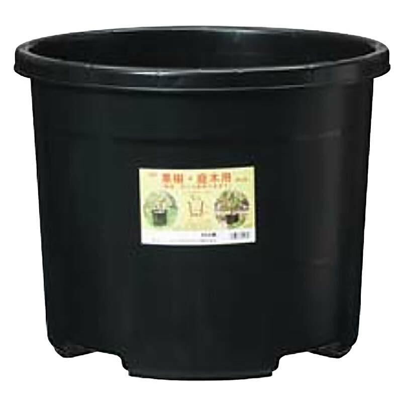 10個 NPポット #45 ブラック 直径480×380Hmm 45L 果樹 庭木用 鉢 プランター DICプラスチック 日A 代引不可 | 