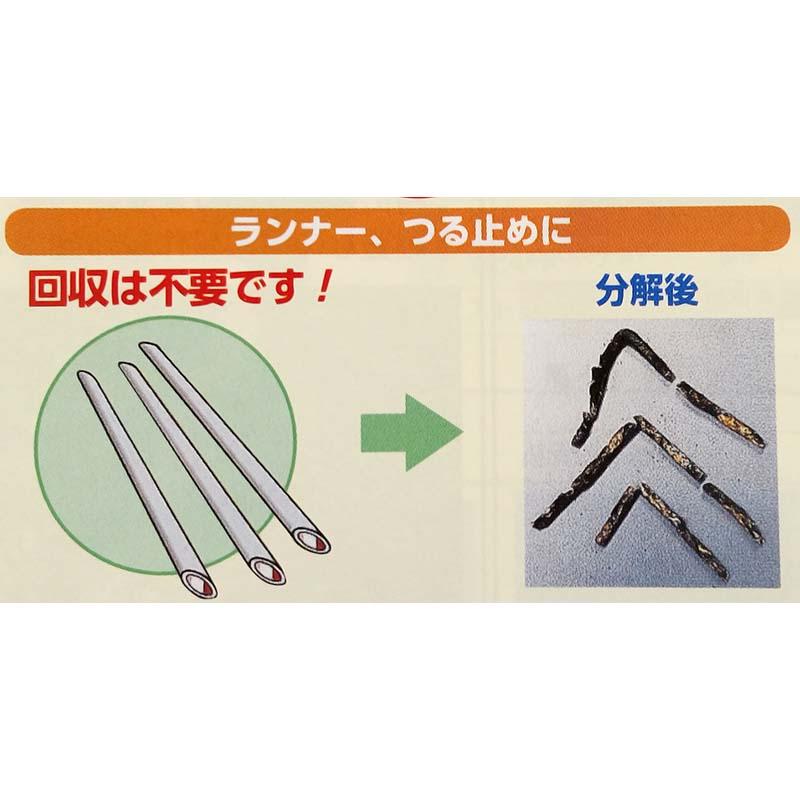 生分解性 ランナークリップ 直径2.3mm 10cm 20000本 回収不要 ランナー止め つる止め 信越ポリマー タS 代引不可 |  | 01