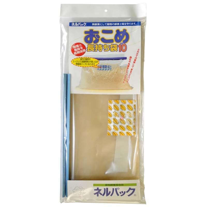 25セット ネルパック おこめ長持ち袋 10kg ボックス無 お米 米 コメ 酸化 虫 乾燥 臭い カビ 鮮度 保存 保管 脱酸素剤 長持ち おすすめ 一色本店 ハオ 代引不可 |  | 01