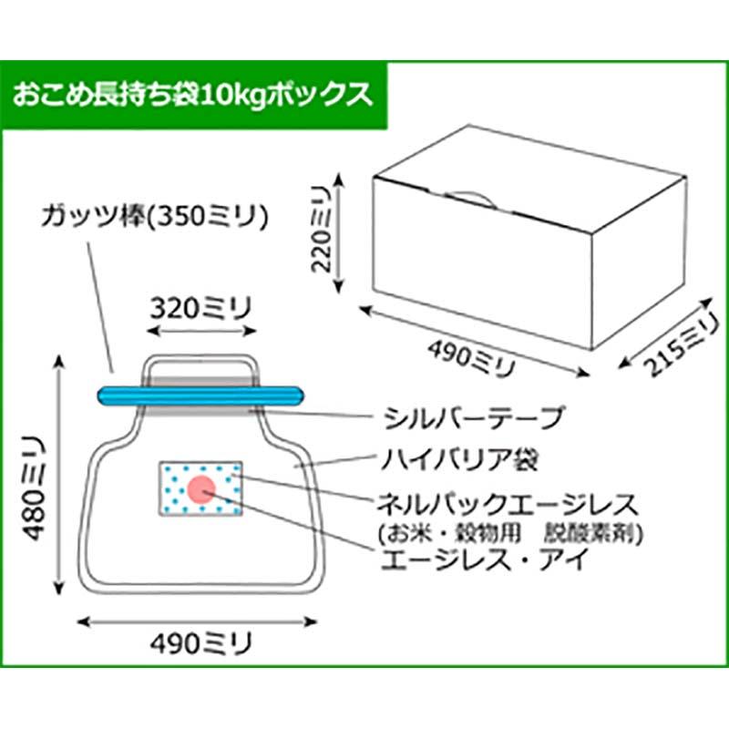 15セット ネルパック おこめ長持ち袋 10kg ボックスタイプ お米 米 コメ 酸化 虫 乾燥 臭い カビ 鮮度 保存 保管 鮮度 長持ち おすすめ 一色本店 ハオ 代引不可 |  | 02