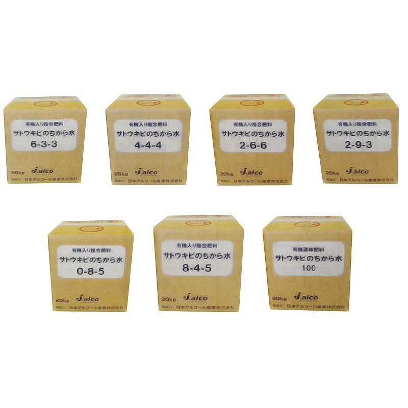 サトウキビのちから水 8-4-5 20kg 有機入り複合肥料 野菜 果物 芝生 日本アルコール産業 タS 代引不可 | 