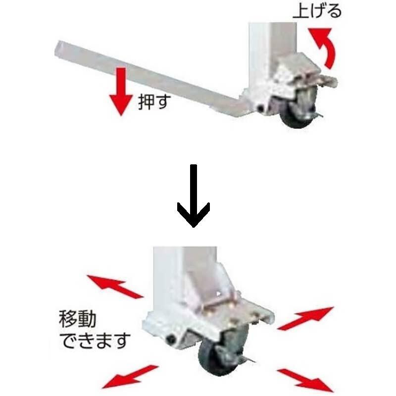 キャスターのみ カントリーストッカー FS-OP1 FSシーリーズ専用 移動キャスター ケーエス製販 代引不可 | 