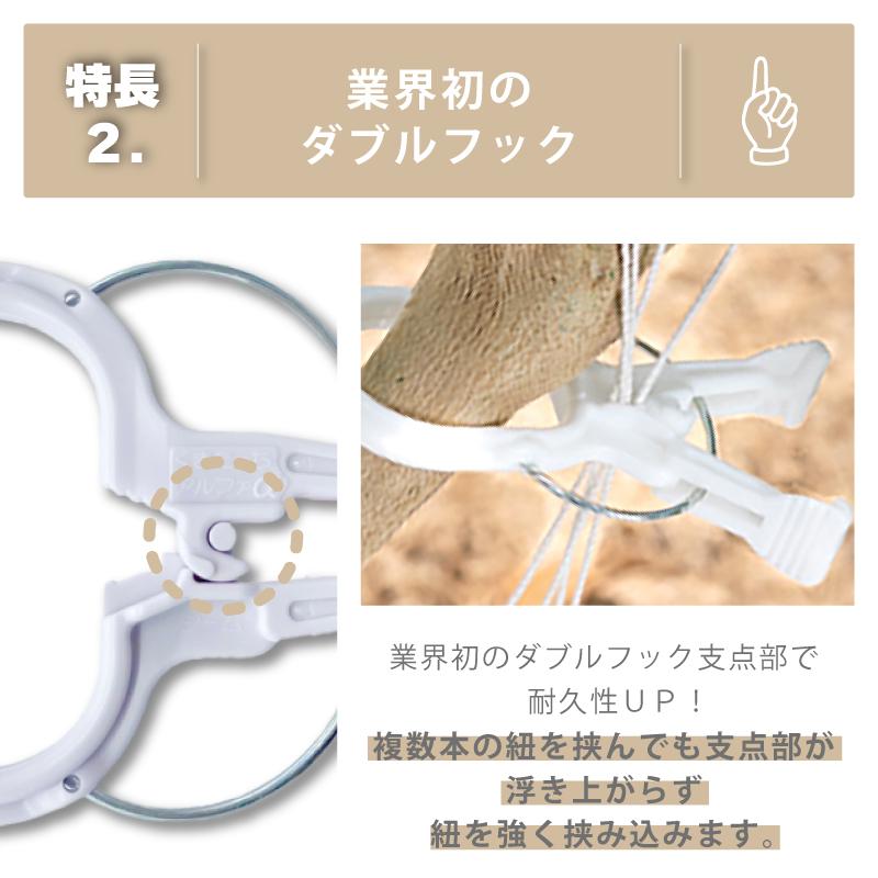 160個 くきたっちアルファ L 白 AL-W160 紐 用 ピンチ式 株元用 株元