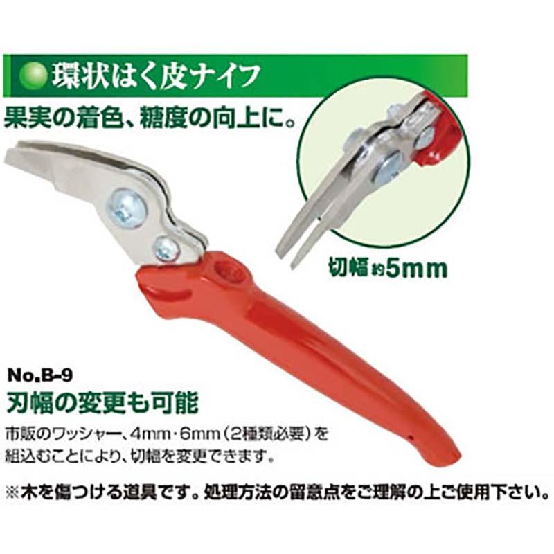 環状はく皮ナイフ B-9 サボテン カSD |  | 03