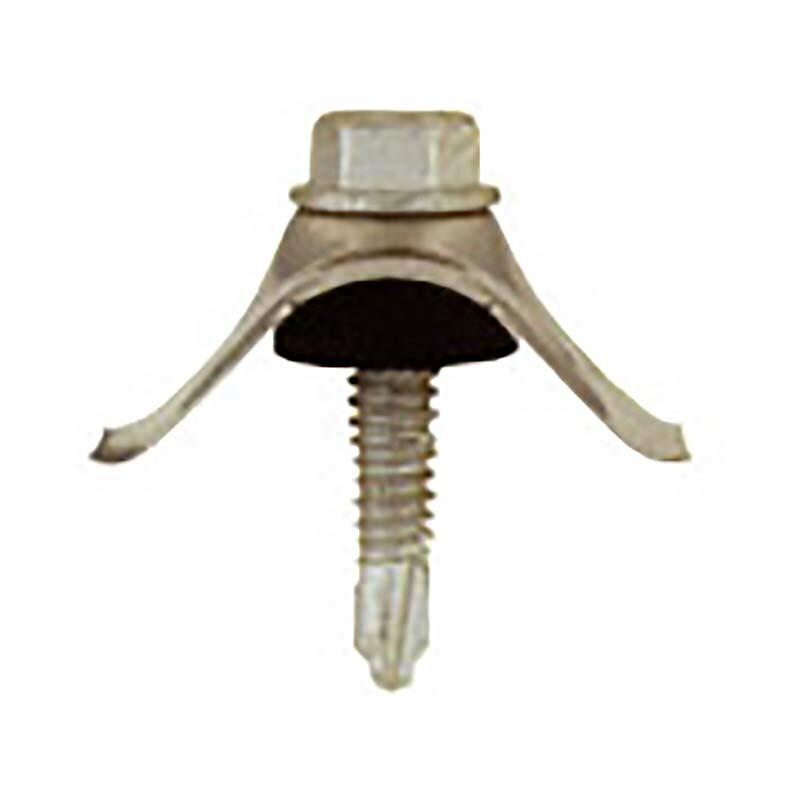 波板ビス ステンレス座 ラスパートシルバー 5×25 100本 セルフドリルネジ 鉄板小波用 鉄骨下地用 波板用 ダンバ WAKAI アMD | 