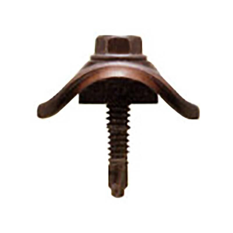 波板ビス ポリカ座ブロンズ ラスパートブロンズ 5×25 100本 セルフドリルネジ 鉄板小波用 鉄骨下地用 波板用 ダンバ WAKAI アMD | 