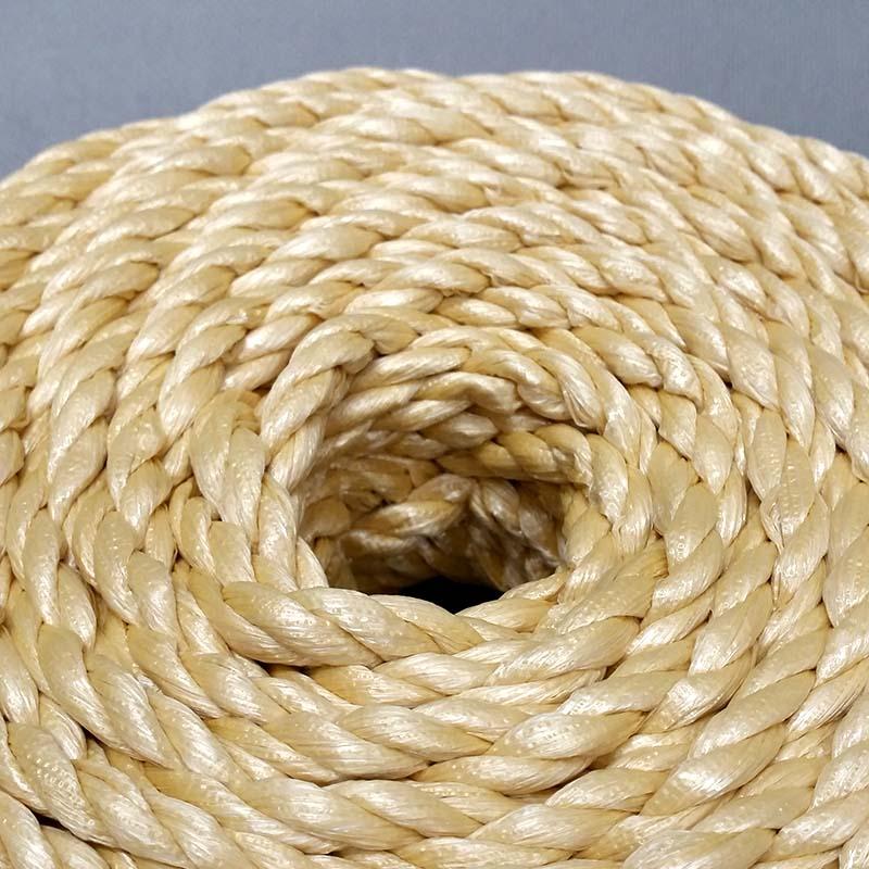 20巻 わら縄ロープ 8mm×50m PPヒモ 園芸ロープ 冬囲い 荷造りに わら縄ロープ 雪囲い 佐善 D |  | 01