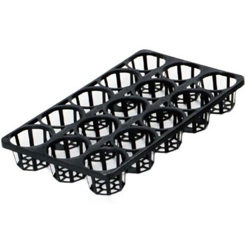 40枚 穴トレー 3.5寸鉢用 15穴 #2104 ポリポットなどの運搬・管理に 明和 代引不可 | 