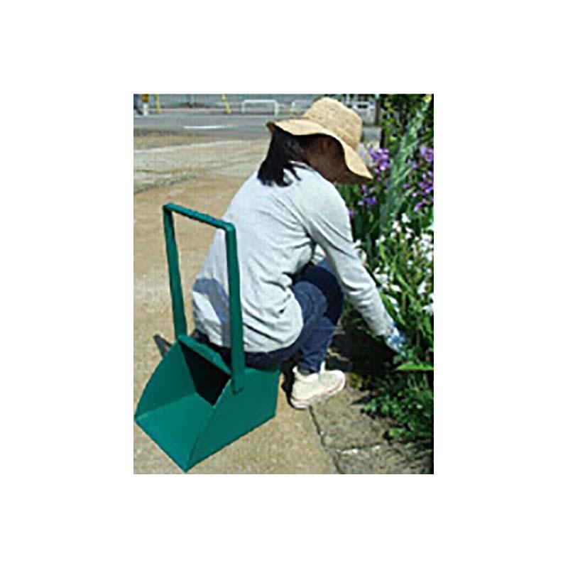 コンパル ガーデン・座るちりとり 庭 刈草 落葉 掃除 清掃 アサノヤ産業 D | アサノヤ産業 | 01