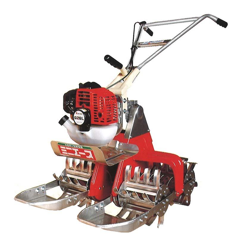 水田用小型管理機 ミニエース TG-EW 強湿田用 2条 超軽量 動力除草機 太昭農工機 丸T 代引不可 | 