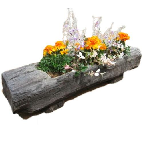 コンパル 枕木プランター 85型 鉢底ネット付 ガーデニング おしゃれ アサノヤ産業D | 