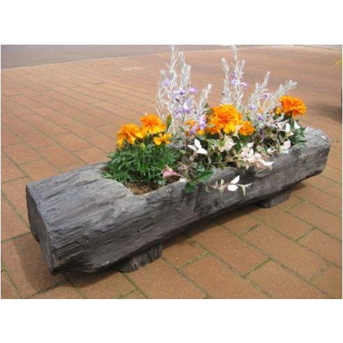 コンパル 枕木プランター 85型 鉢底ネット付 ガーデニング おしゃれ アサノヤ産業D |  | 01