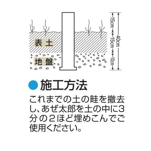 らくらく畦システム あぜ太郎 耐久性に優れ、移設も簡単らくらく サンポリ 個人宅配送不可 北海道不可 代引不可 |  | 02