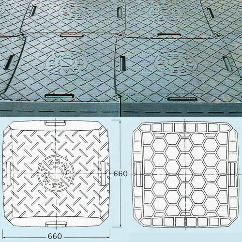 4枚 連結式 エコマット 樹脂製 軟弱地盤 トラック乗り上げ可能 サンポリ 個人宅配送不可 北海道不可 代引不可 |  | 01