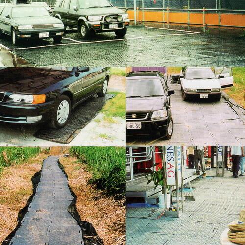 4枚 連結式 エコマット 樹脂製 軟弱地盤 トラック乗り上げ可能 サンポリ 個人宅配送不可 北海道不可 代引不可 |  | 02