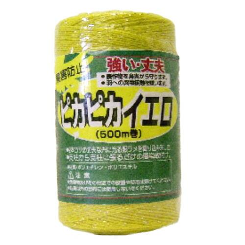 コンパル 防鳥糸 【SALE／56%OFF】 ピカピカイエロ 500m PD 公式 アサノヤ産業 農作物の鳥害防止