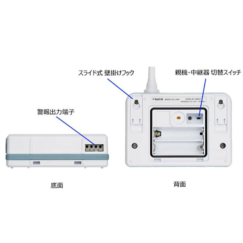 親機 無線ロガー 親機・中継器 SK-L700R No.8220-00 佐藤計量器製作所 宇N 代引不可 |  | 01