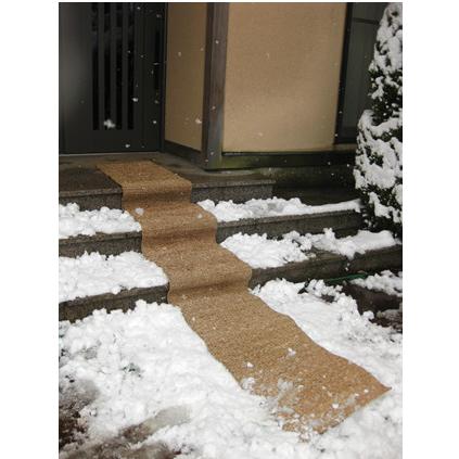8枚 コンパル 滑り止マット 幅50cm 長さ3m 雪 滑りにくい安心な通路を確保 滑り止めマット アサノヤ産業 DZ | アサノヤ産業 | 01
