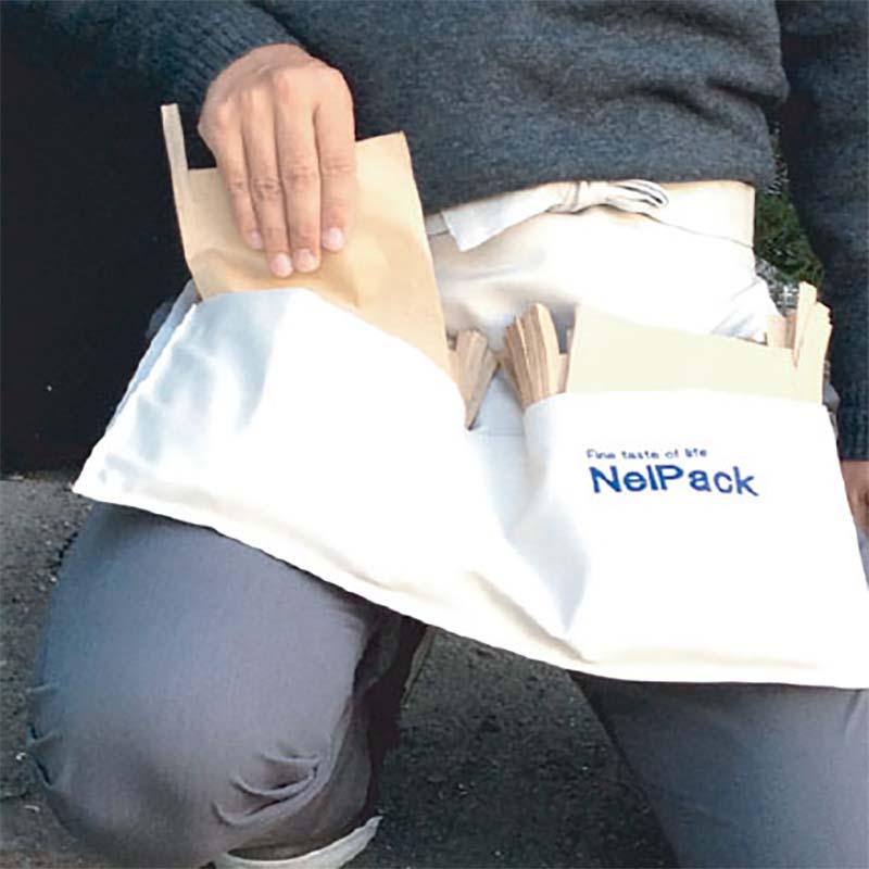 果実掛袋用 バッグエプロン K-50 袋掛作業用 バックエプロン 一色本店 D |  | 02