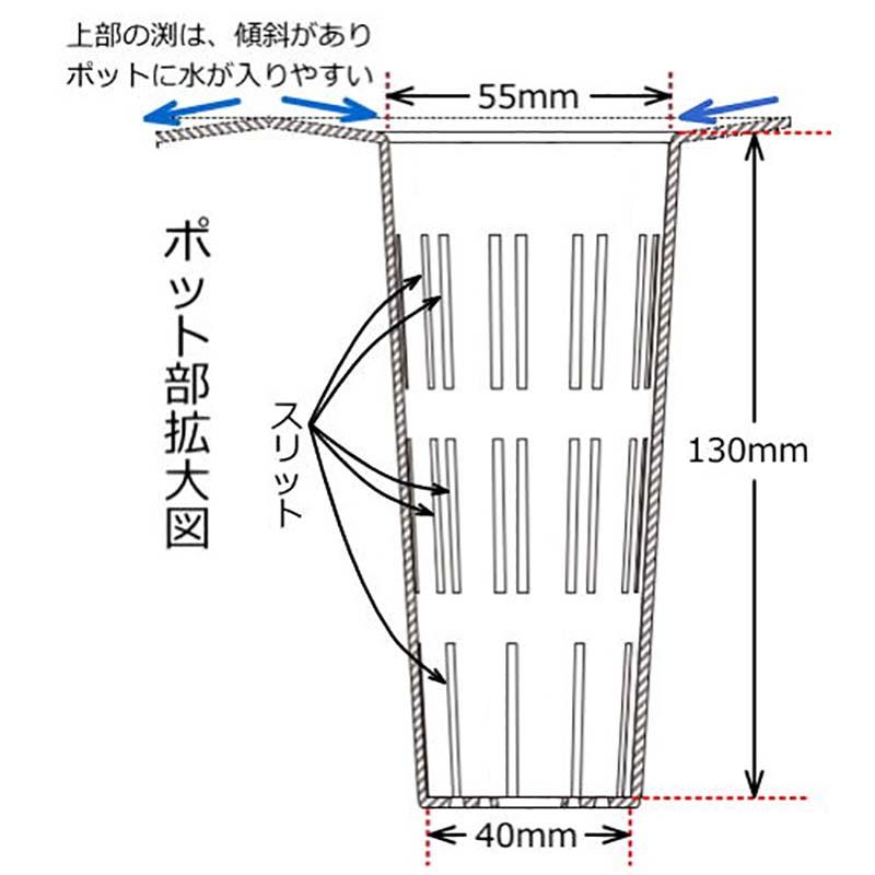 20枚 ポットレスコンテナ230 24穴 5.5cm 容量230cc 阪中緑化資材 タS 代引不可 |  | 01
