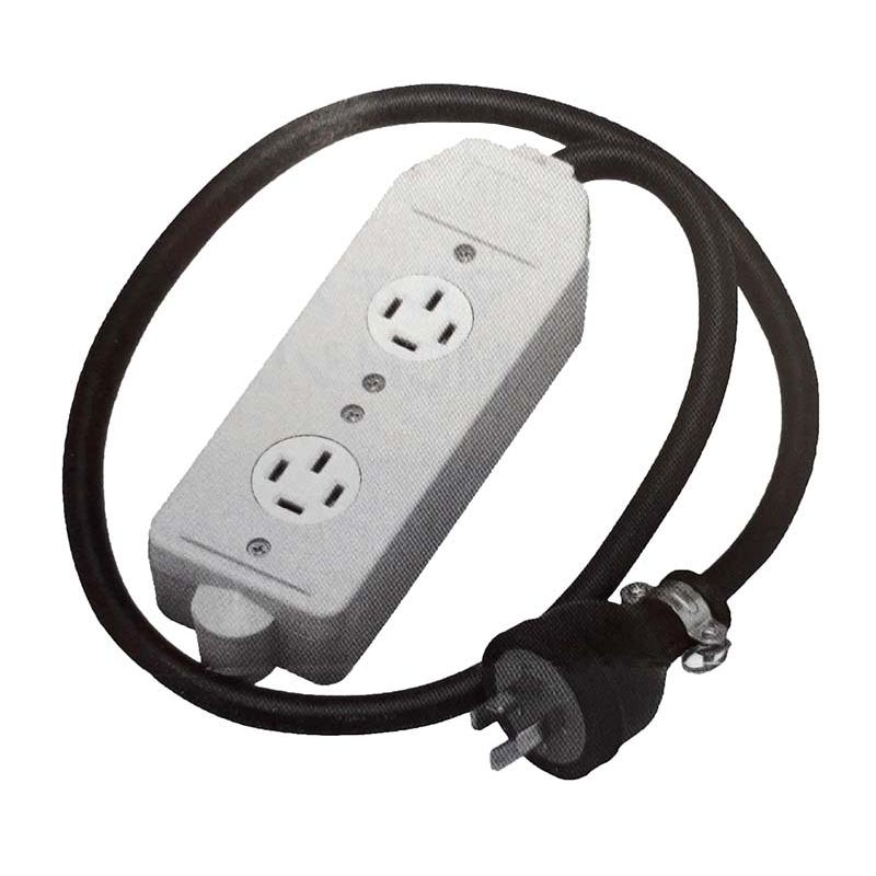 農電マルチタップ 2個口タップ 200V専用 タS 代引不可 : 農業