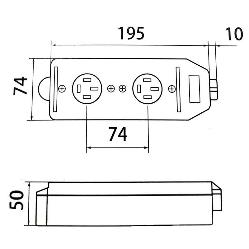 農電マルチタップ 2個口タップ 200V専用 タS 代引不可 |  | 01