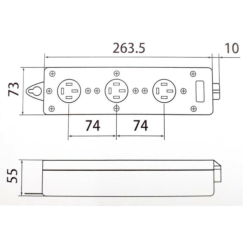 農電マルチタップ 3個口タップ 200V専用 タS 代引不可 |  | 01