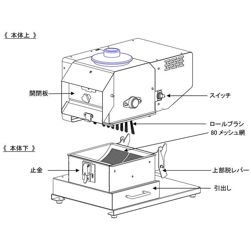 ＼新潟県限定販売／ 花粉精選機 電動式 PSM-5型 果樹用品 人工交配作業 花粉採取 ミツワ 大K 代引不可 |  | 02