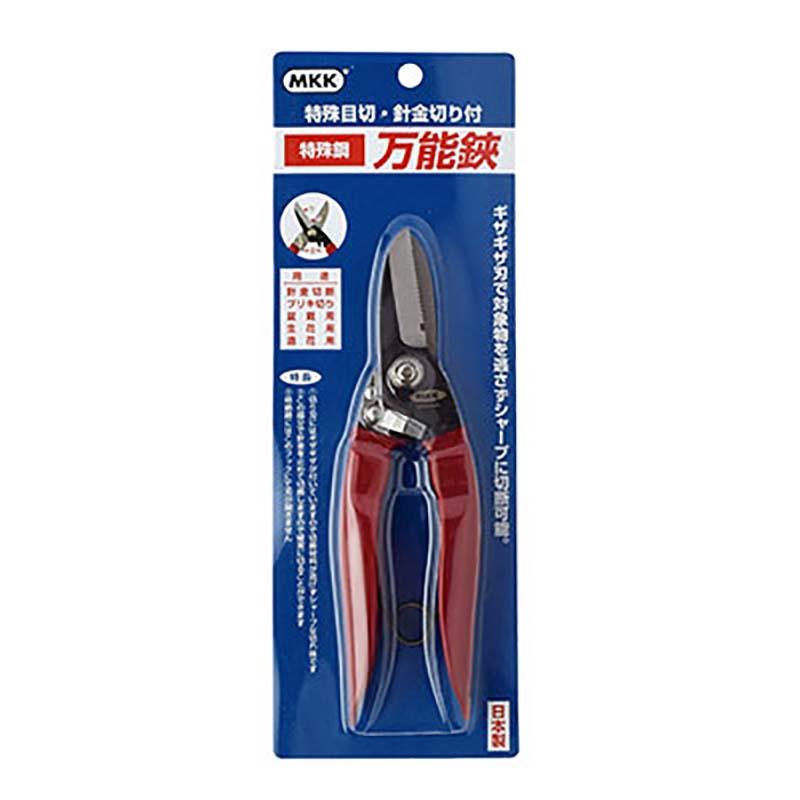 モトコマ 特殊鋼 万能鋏 BH-180 特殊目切・針金切付き 針金切断 ブリキ切 盆栽 生花 造花 M政 H |  | 02