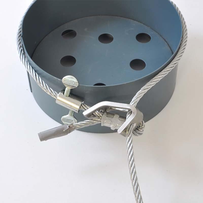 6セット F type No.605 IS-5 筒径120mm ワイヤー径4mm イノシシ 猪 シカ 鹿 足くくり罠 捕獲器 退治 撃退 害獣駆除 日本製 栄工業 T野D |  | 01