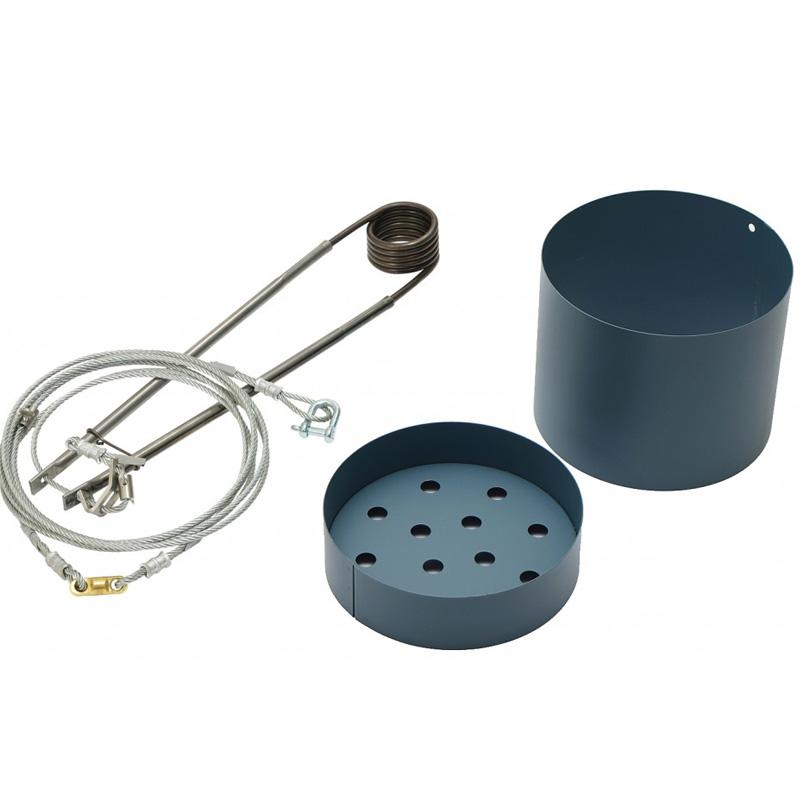 6セット F type No.608 IS-8 筒径200mm ワイヤー径5mm イノシシ 猪 シカ 鹿 足くくり罠 捕獲器 退治 撃退 害獣駆除 日本製 栄工業 T野D | 